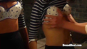 Betrayed Cargo Lesbian Slaves In Action Under Mistresss Eye