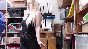Big Ass teen 18+ Thief Busted By A Naughty Security Guard