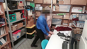 Big Ass teen 18+ Thief Busted By A Naughty Security Guard