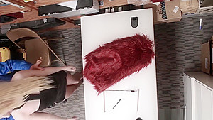Big Ass teen 18+ Thief Busted By A Naughty Security Guard