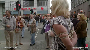 Big Butt Blond Anal Fucked In Public