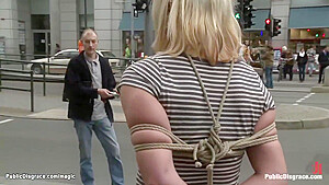 Big Butt Blond Anal Fucked In Public