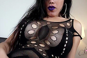 Big Tits And A Very Big Clit Trans Girl Stroking