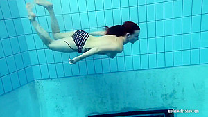 Big Tits Katrin Bouncing And Floating Underwater