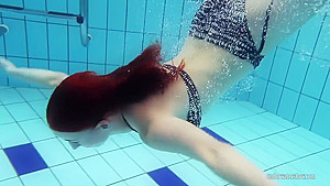 Big Tits Katrin Bouncing And Floating Underwater