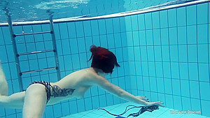 Big Tits Katrin Bouncing And Floating Underwater