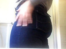 Big ass in tight pants