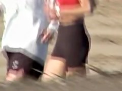 Big titted amateur in sports top and candid shorts 03ze
