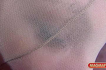 Bitch In Nylons Sucking Dick For Fresh Sperm