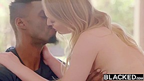 Black Stud Visits A White Cutie For A Hard Doggy Style Fuck