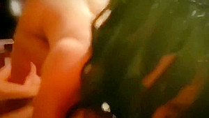 Black girl sucks my man & fucks me with strapon