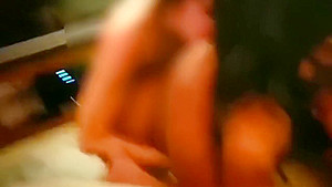 Black girl sucks my man & fucks me with strapon