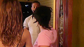 Blind Kasey Warner tastes a Black Cock