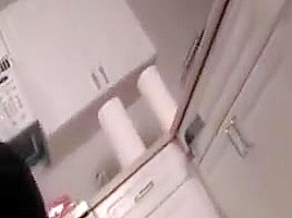 Blindfolded Ebony Takes Warm Pee On Diaper