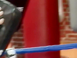 Blonde beauty gets slammed in the ring