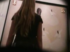 Blonde hotty with a gorgeous bum in a candid porno