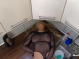 Blonde teen 18+ With Big Tits Spanked And Hard Fucked In The Kitchen (pov 4k)