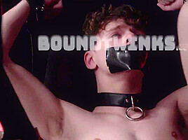 Bound Twinks Tyler Tanner spanks and breeds Liam Evans