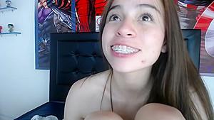 Braces Latina Innocent Webcam Baby