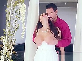 Bride Angela White Blows Big Cock Of Her Lover
