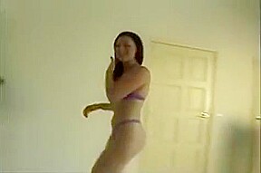 Brunette Bitch Gets Tough And Teases Together With Her Mois