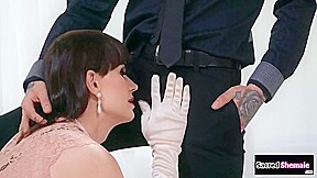 Brunette Tgirl Anal Fisted - Natalie Mars
