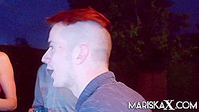 Brunette With Huge Tits Fucks Young Guy