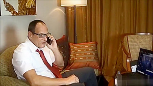 Business man cheating with a very pretty Thai hooker