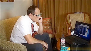 Business man cheating with a very pretty Thai hooker