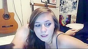 Busty amateur teen 18+ sucks and fucks