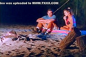 Camping On Beach Turns To Hard Fuck In Public 