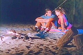 Camping On Beach Turns To Hard Fuck In Public 