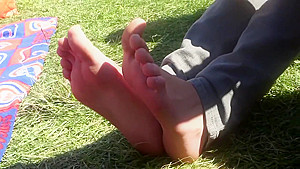 Candid feet - too close to soles