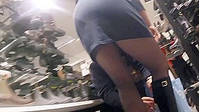 Candid shoe store
