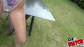 Carries pussy got pounded hard in doggystyle