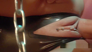 Chained slaved suck and fuck