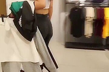 Changing Room Blow Job