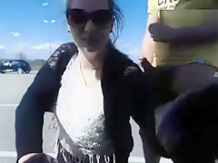 Chiennette beat that pussy up in webcam show