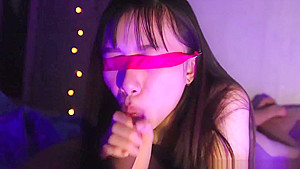 Chinese Slut Gets Fuck and Swallow Step daddy Cum