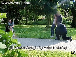 Chubby Girl Tries Making It With Security Officer