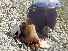 Cock riding girl spied by a