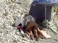 Cock riding girl spied by a