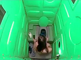 College girl gives gloryhole blowjob to strangers for money