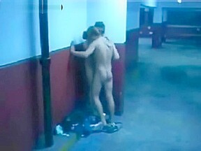 Couple shagging in carpark