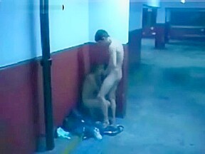 Couple shagging in carpark