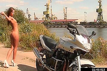 Crazy Biker Girl