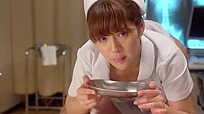 Crazy Japanese model Megu Fujiura in Hottest Nurse, POV JAV video