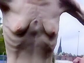 Crazy homemade Skinny, Solo Girl adult clip