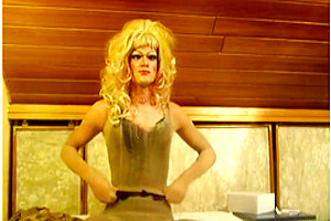Crazy homemade shemale clip with Blonde, Solo scenes