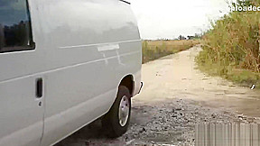 Crystal Rae captured and banged in a van